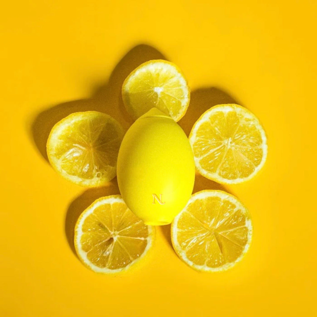 Lemon sexual toy in use